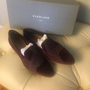 The Velvet Modern Loafer Burgundy- Size 9